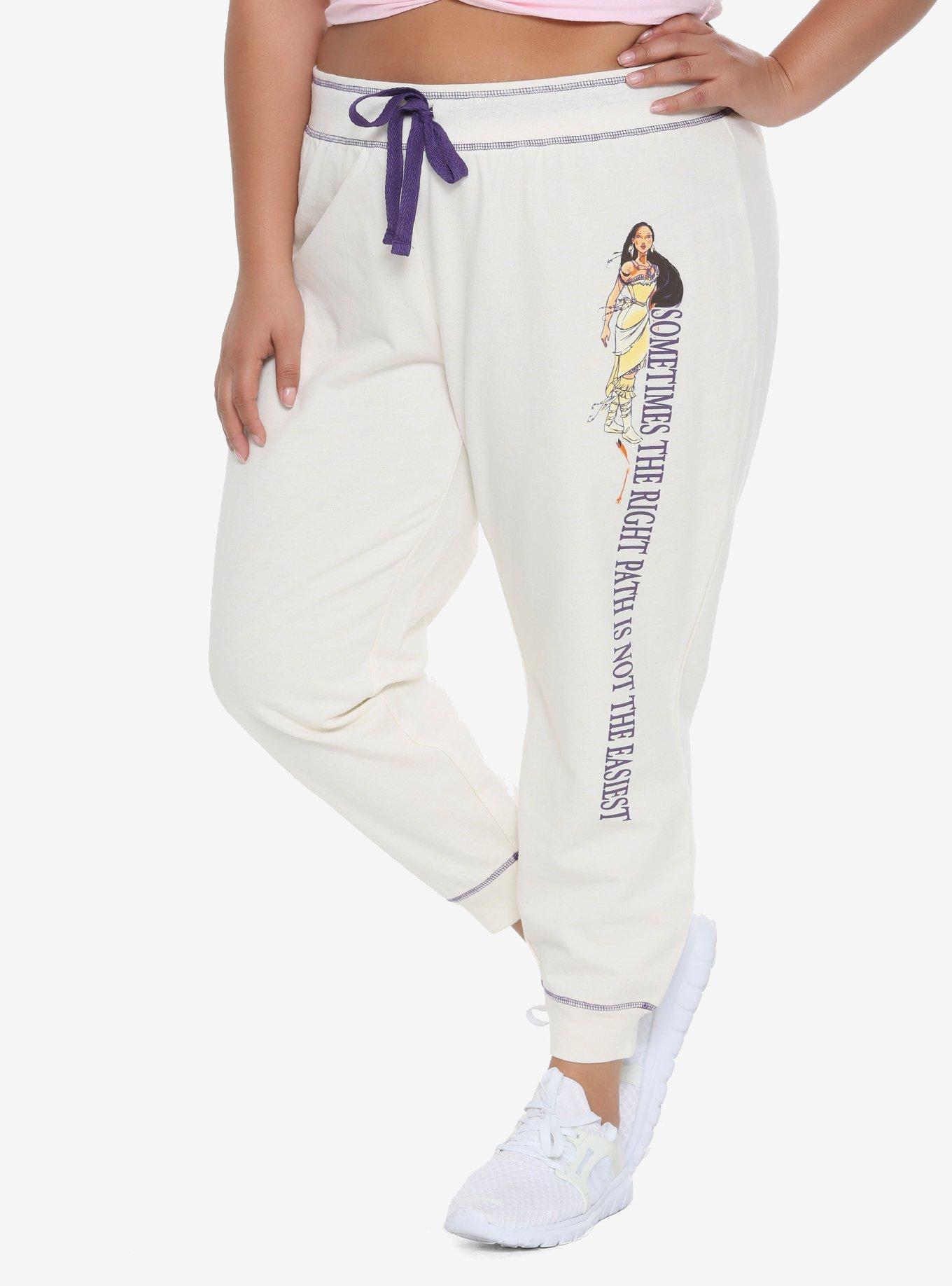 Disney Pocahontas Right Path Girls Jogger Pants Plus Size, OATMEAL HEATHER, hi-res