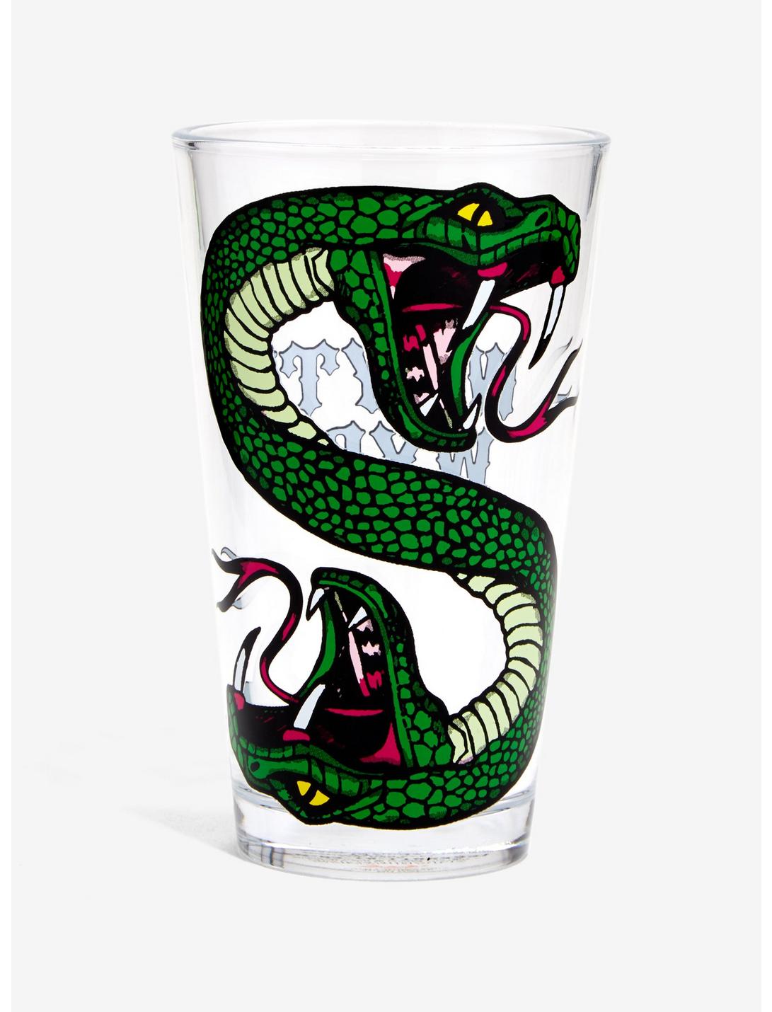Riverdale Whyte Wyrm Serpent Pint Glass Hot Topic Exclusive, , hi-res