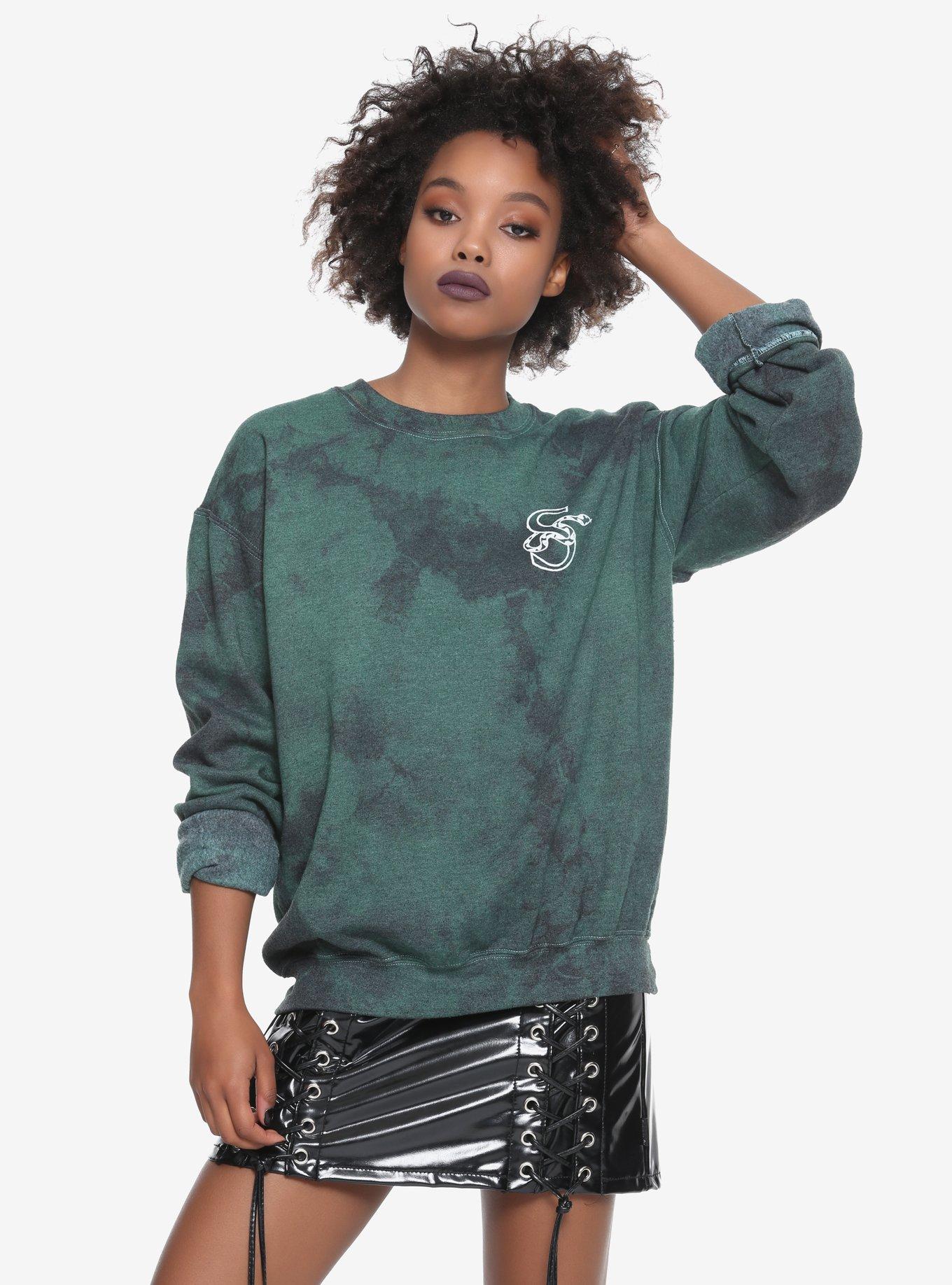 Harry Potter Slytherin Cunning Girls Sweatshirt, TIE DYE, hi-res