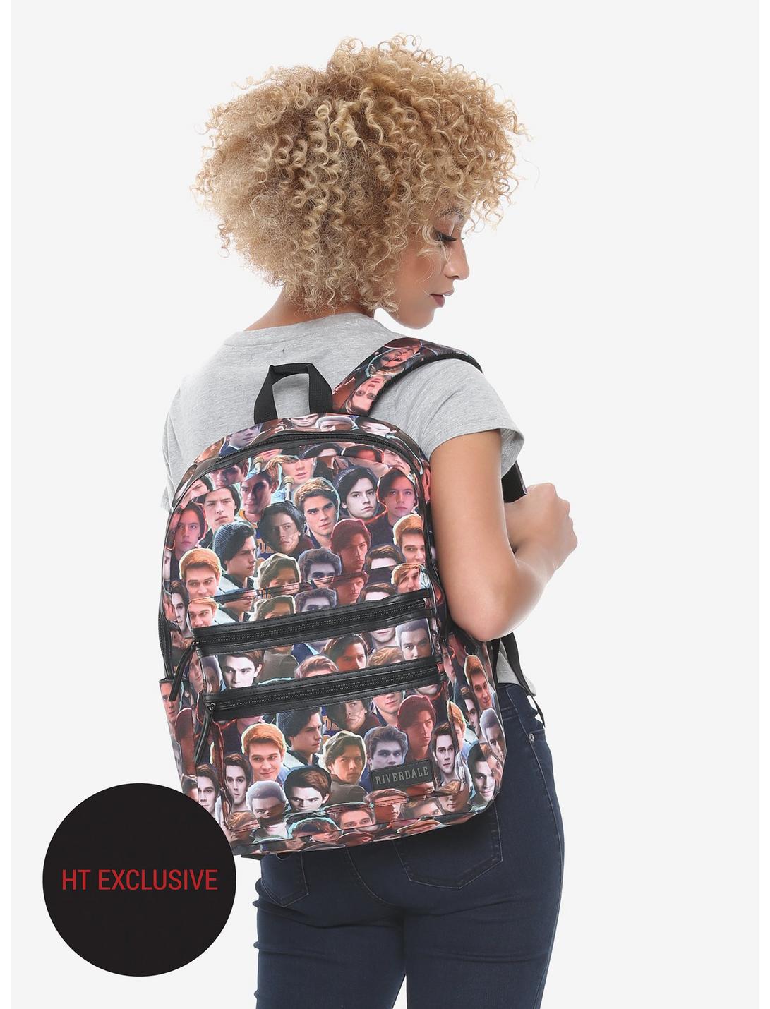 Riverdale Archie & Jughead Double Zipper Pocket Backpack Hot Topic Exclusive, , hi-res