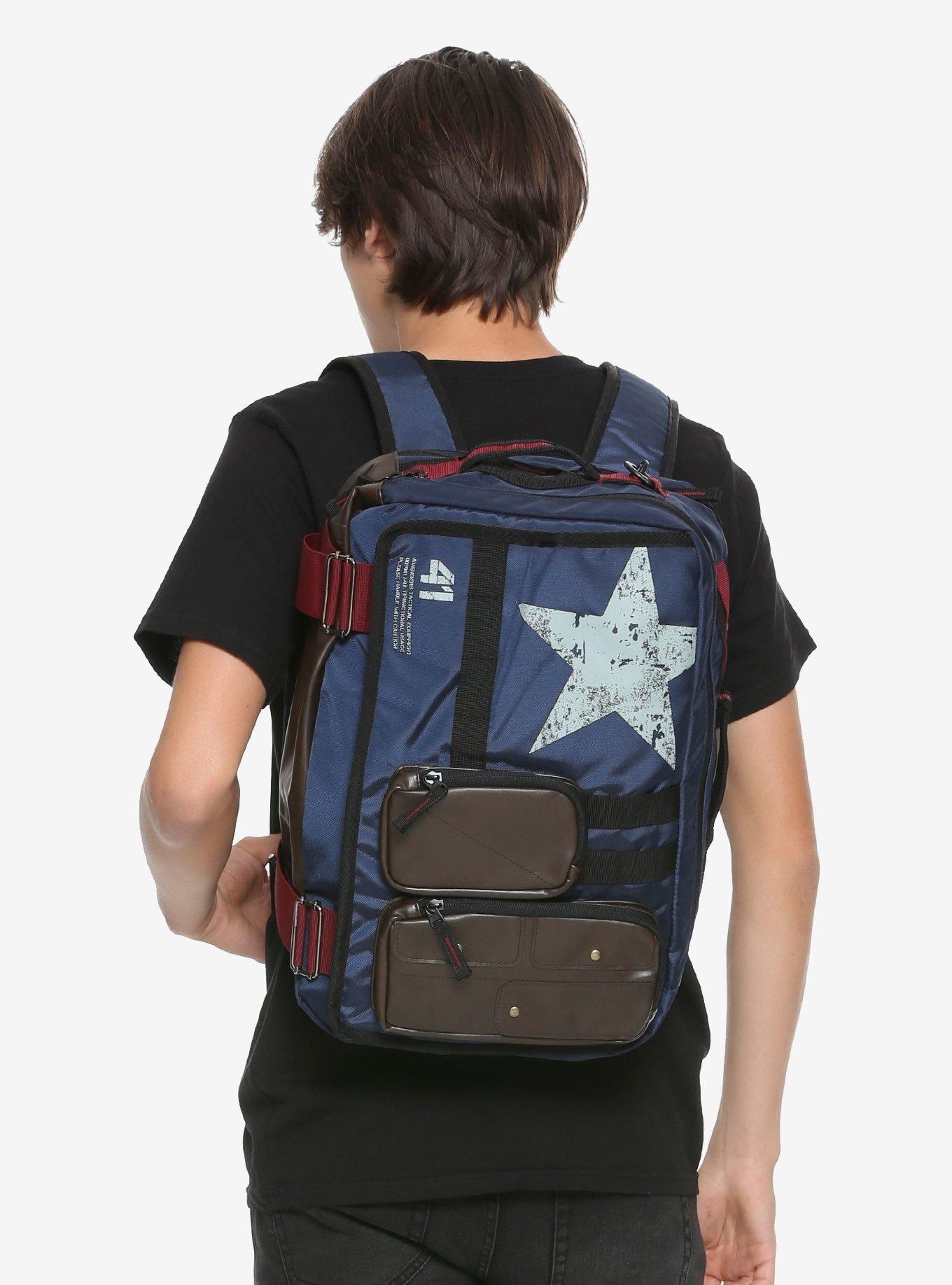 Captain america backpack store hot topic