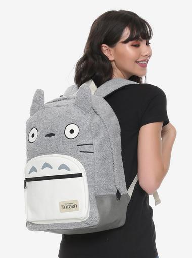 hot topic totoro mini backpack Amazon.com | Her Universe Studio Ghibli My Neighbor Soot Sprites Coin Pouch GREY NONE Studio Ghibli My Neighbor Totoro