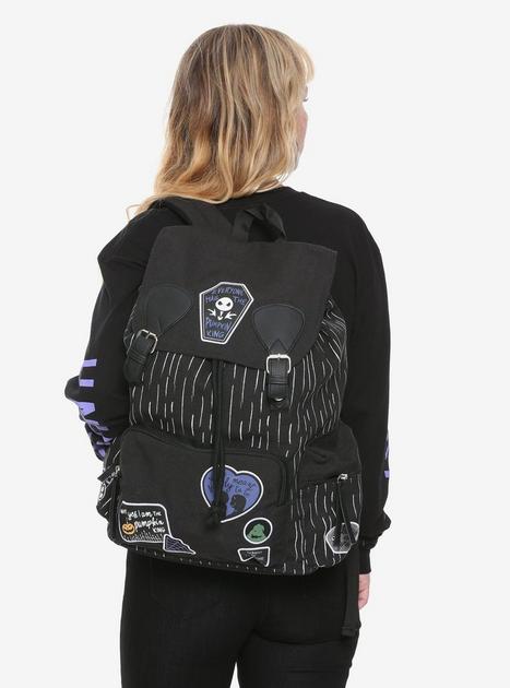 The Nightmare Before Christmas Jack Skellington Slouch Backpack | Hot Topic