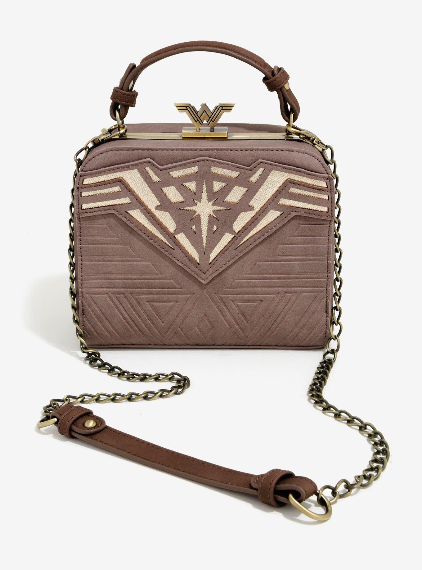 DC Comics Wonder Woman Goddess Kisslock Handbag - BoxLunch Exclusive, , hi-res