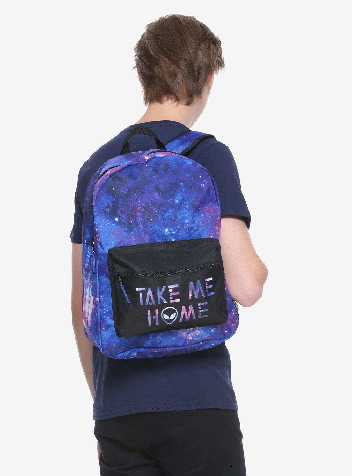 Take Me Home Alien Galaxy Backpack, , hi-res