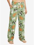 We Bare Bears Character Guys Pajama Pants, GREEN, hi-res