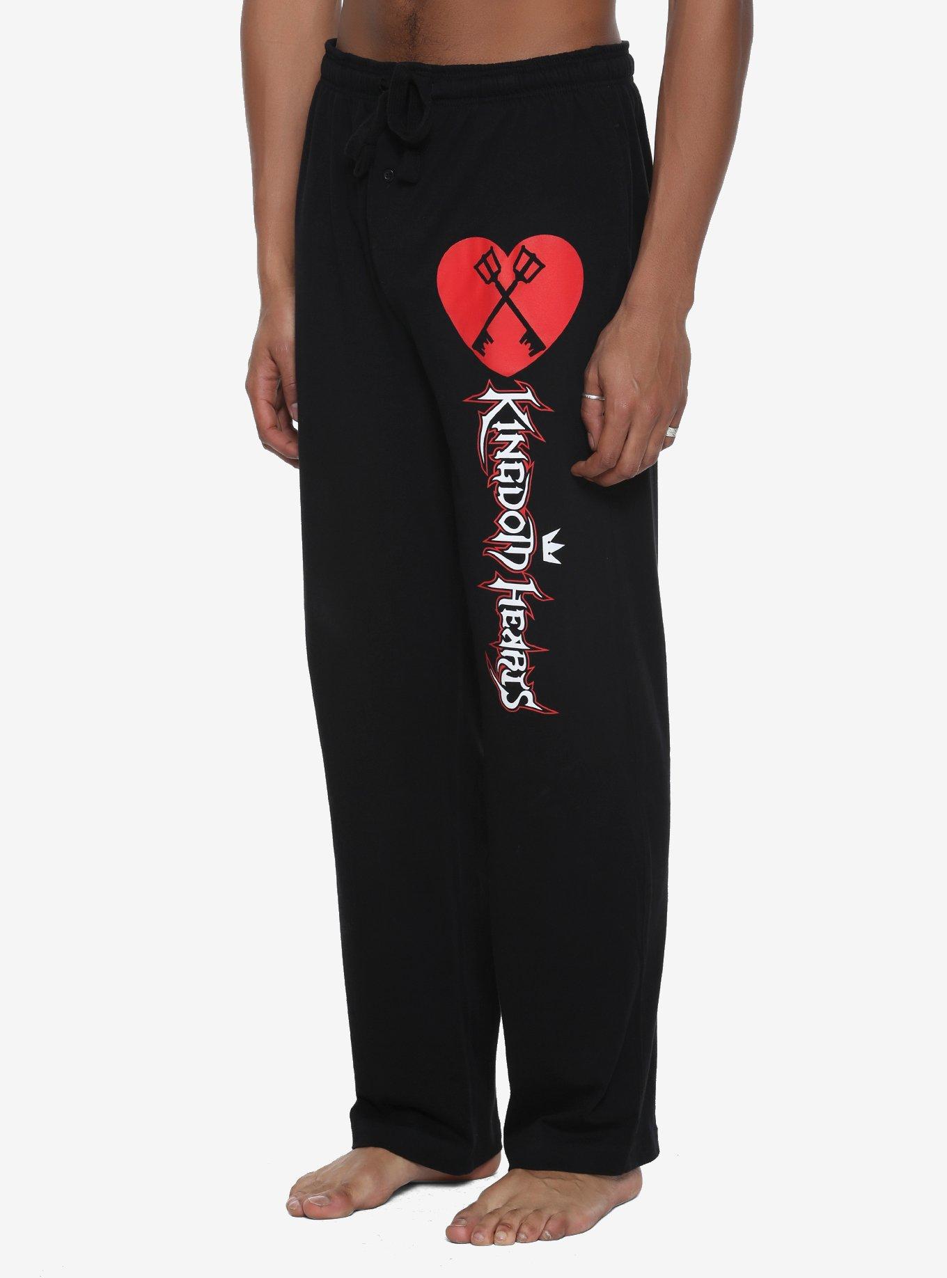 Disney Kingdom Hearts Guys Pajama Pants, BLACK, hi-res