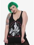 DC Comics Harley Quinn And The Skull Bags Girls Muscle Top Plus Size, BLACK, hi-res