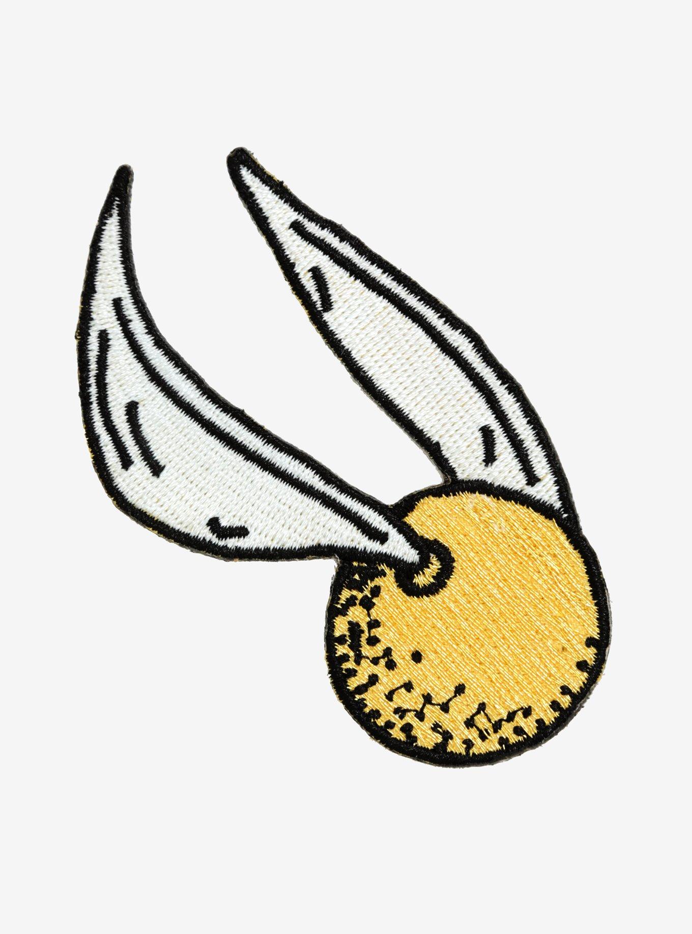 Harry Potter Golden Snitch Embroidered Patch, , hi-res