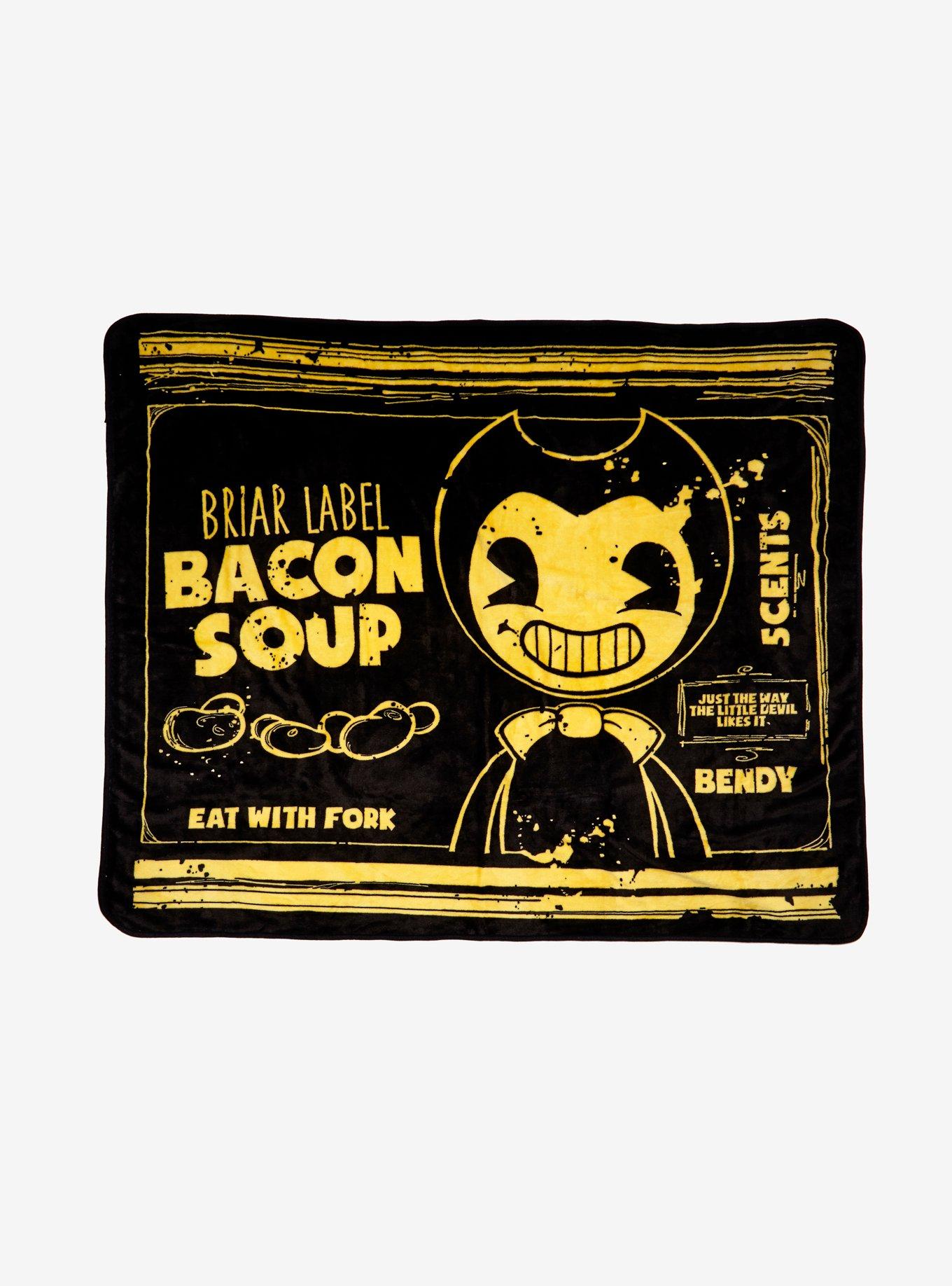 Bendy And The Ink Machine Bacon Soup Throw Blanket