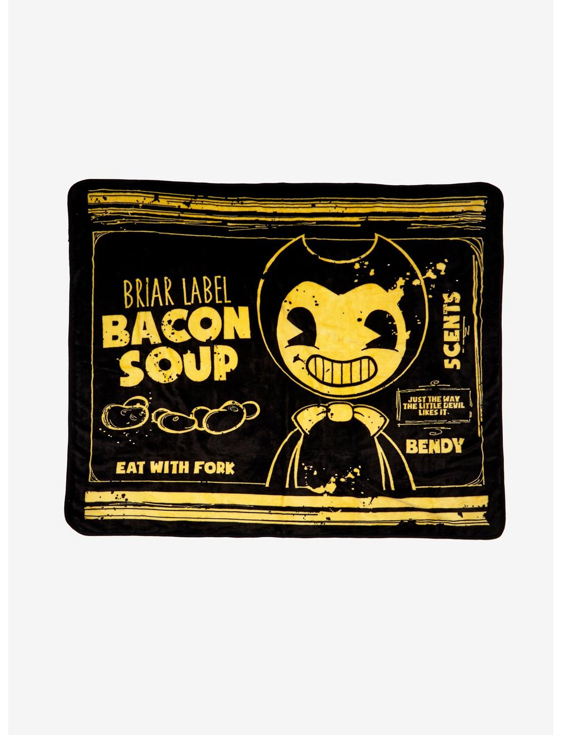 Bendy And The Ink Machine Bacon Soup Throw Blanket, , hi-res