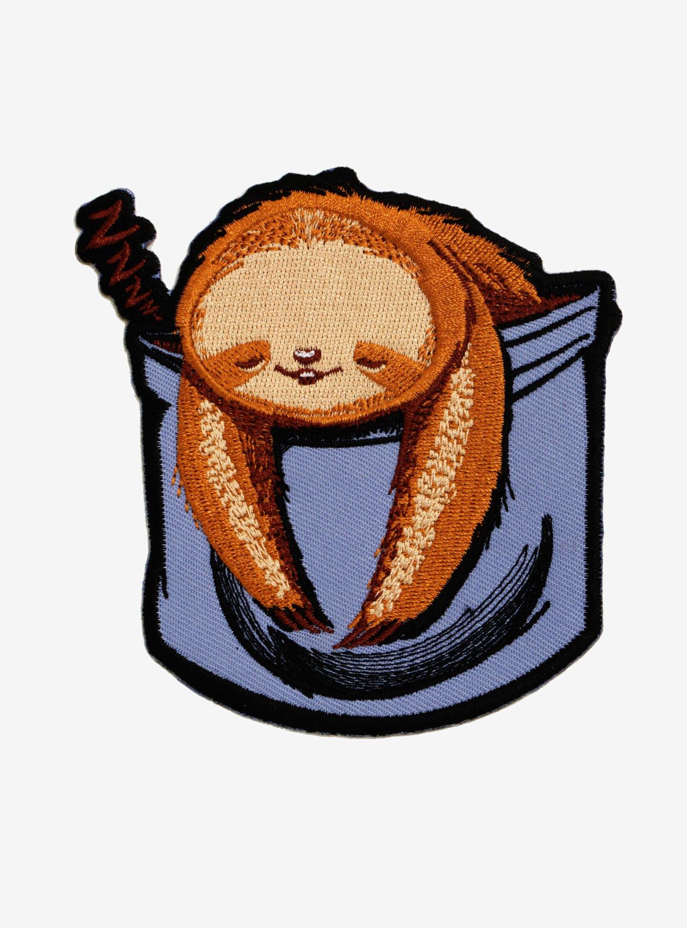 Sloth Pocket Patch, , hi-res