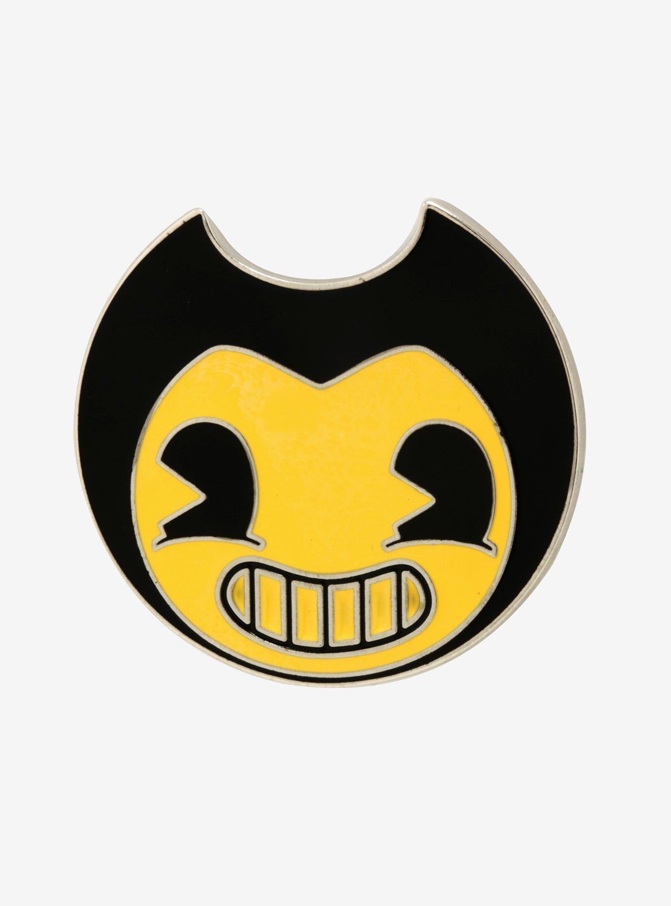 Bendy And The Ink Machine Bendy Face Enamel Pin, , hi-res