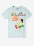 Studio Ghibli Ponyo Flying T-Shirt Hot Topic Exclusive, BLUE, hi-res