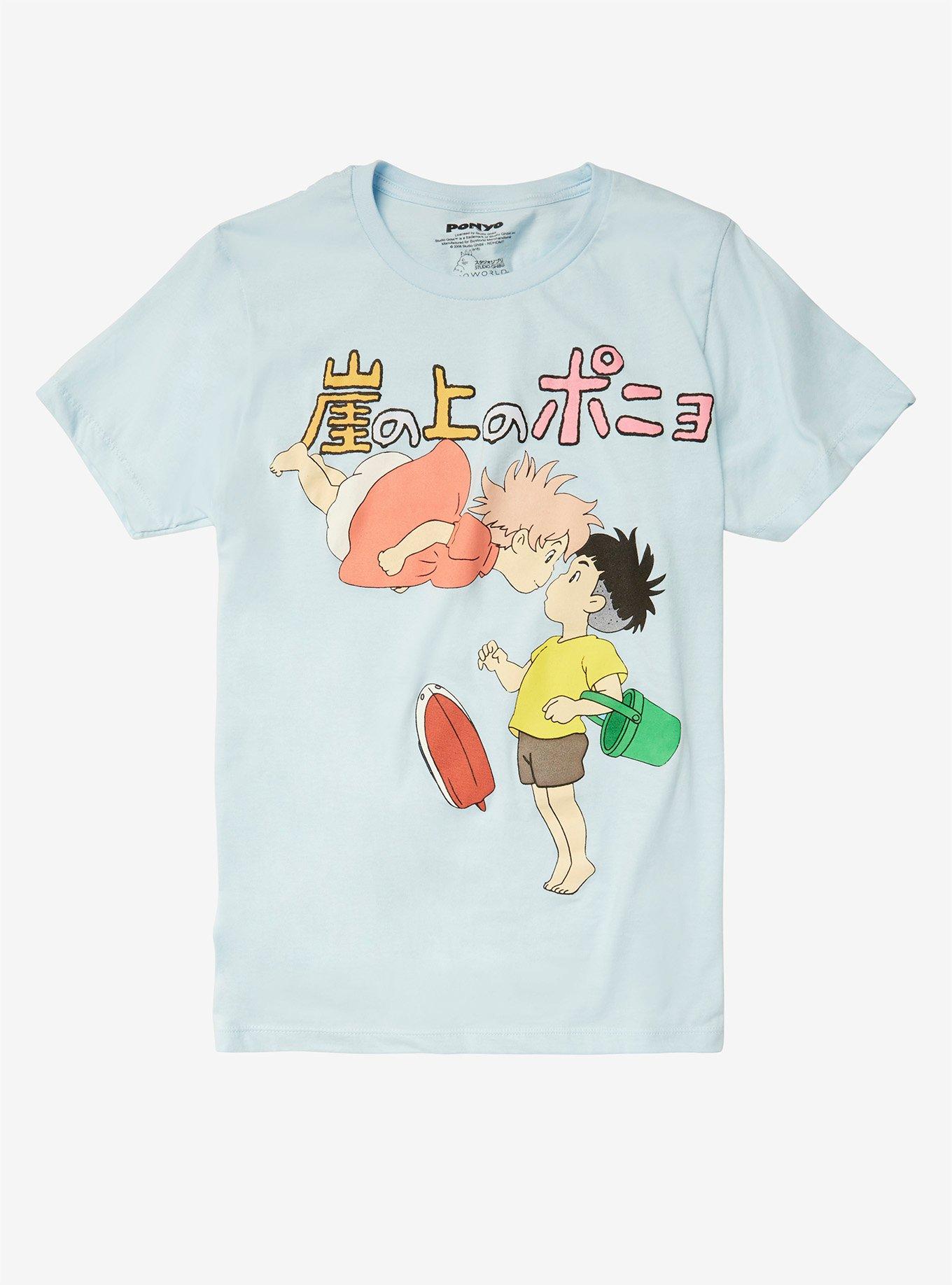 Studio Ghibli Ponyo Flying T-Shirt Hot Topic Exclusive, BLUE, hi-res