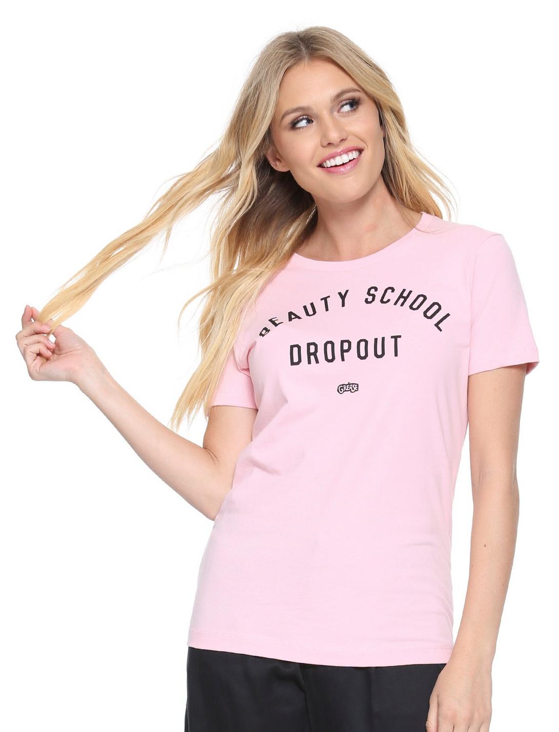 Grease Beauty School Dropout Womens Tee - BoxLunch Exclusive, PINK, hi-res