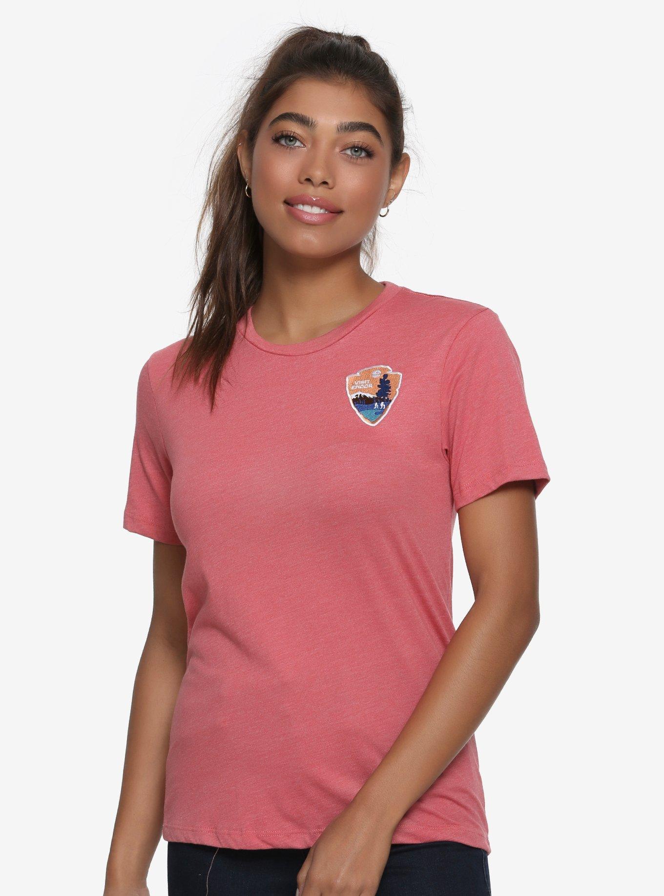 Star Wars Visit Endor Womens Tee - BoxLunch Exclusive, ORANGE, hi-res