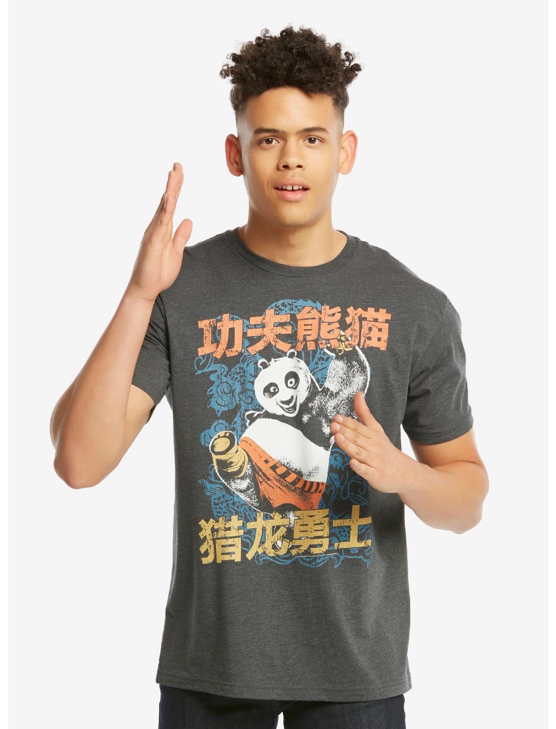 Kung Fu Panda T-Shirt - BoxLunch Exclusive, BLACK, hi-res