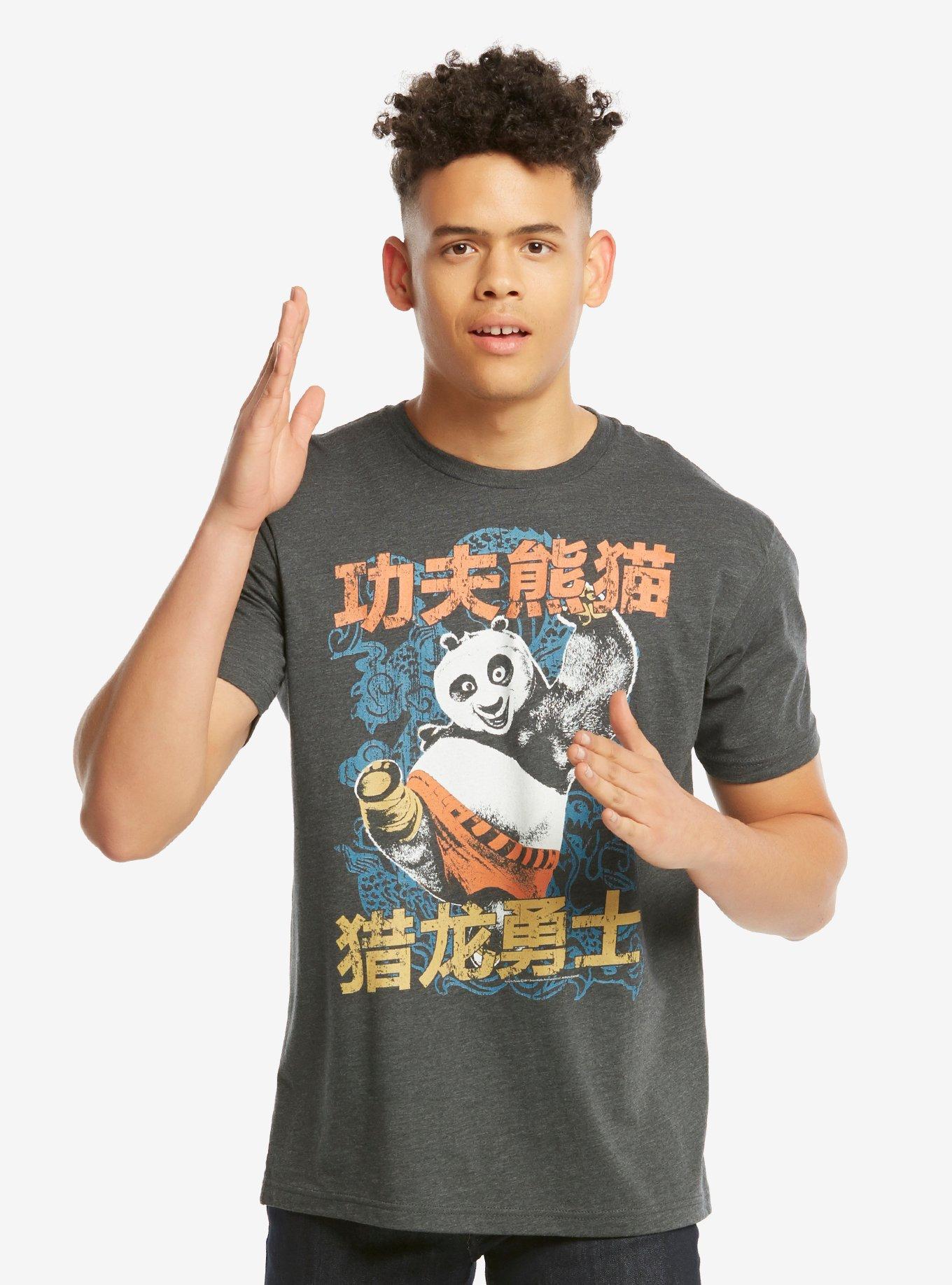 Kung Fu Panda T-Shirt - BoxLunch Exclusive, BLACK, hi-res