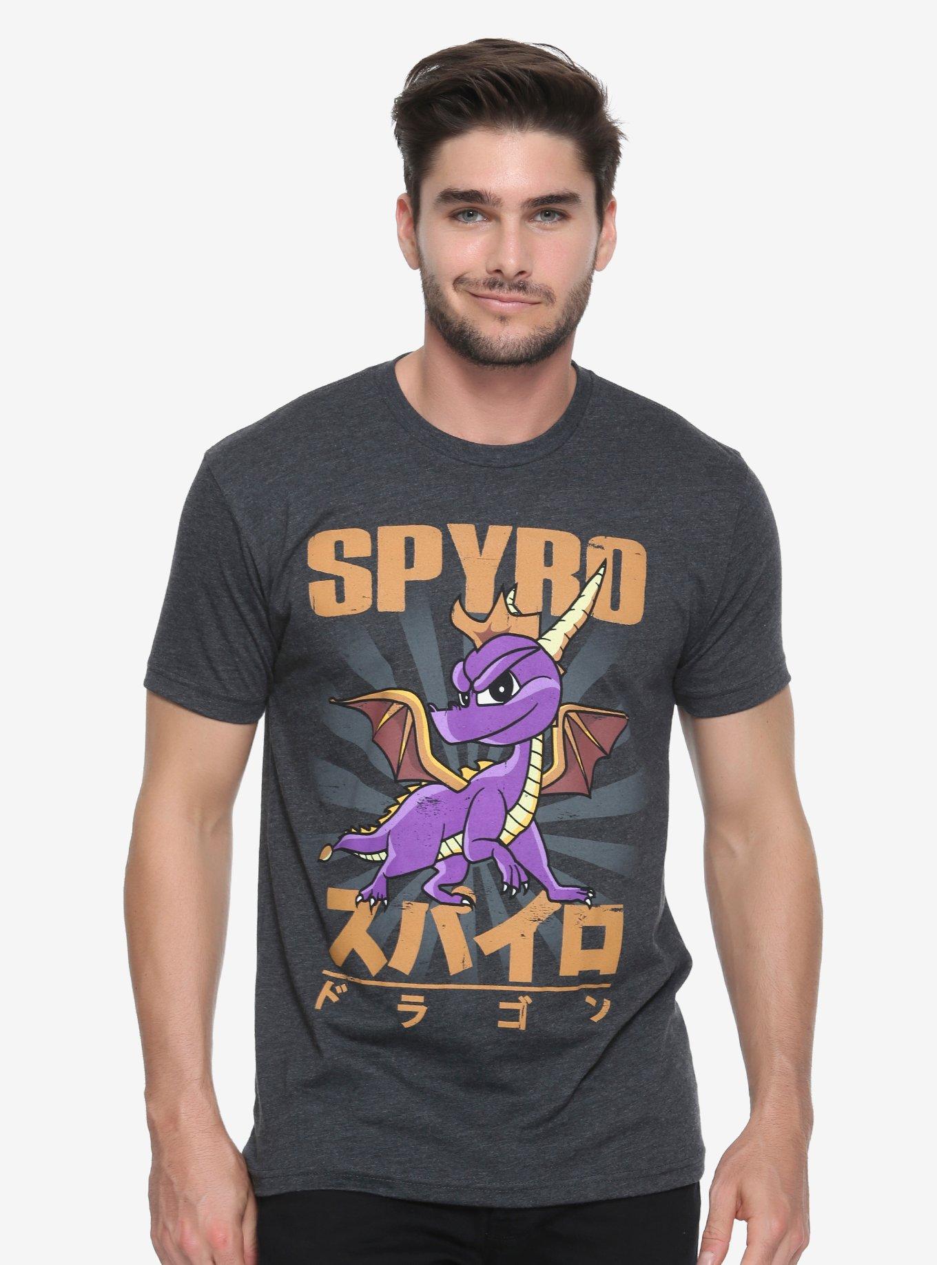 Spyro Kanji T-Shirt - BoxLunch Exclusive, BLACK, hi-res