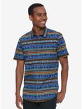 Our Universe Disney The Emperor's New Groove Woven Button-Up - BoxLunch Exclusive, BLUE, hi-res