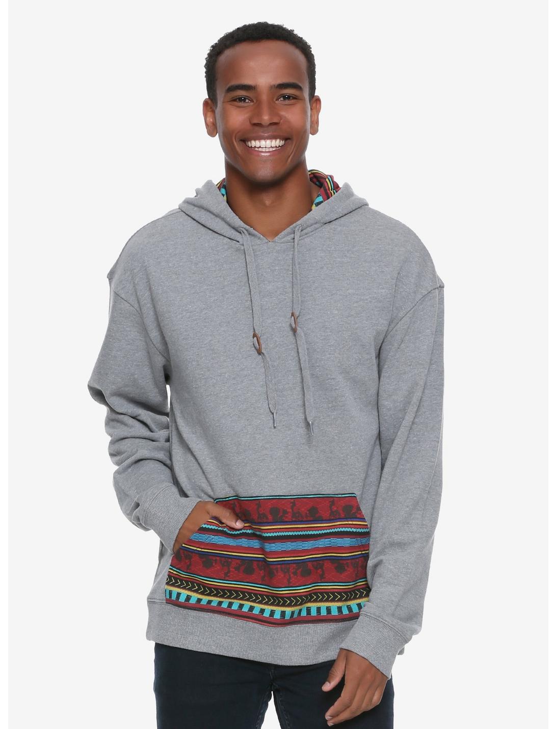 Disney The Emperor's New Groove Pullover Hoodie - BoxLunch Exclusive, GREY, hi-res