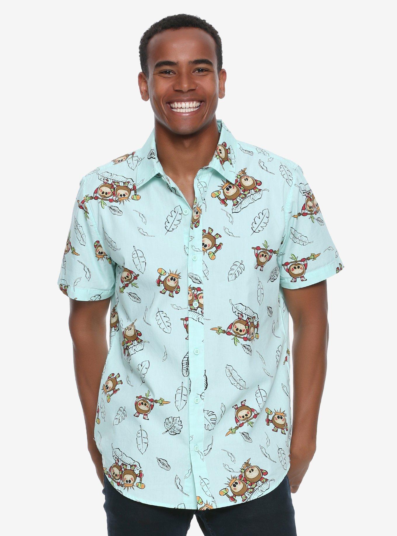 Our Universe Disney Moana Kakamora Woven Button-Up - BoxLunch