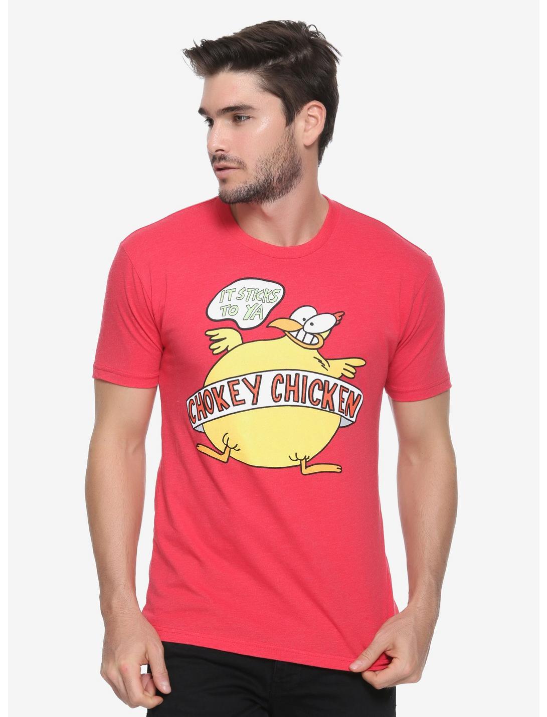 Rocko's Modern Life Chokey Chicken T-Shirt - BoxLunch Exclusive, RED, hi-res
