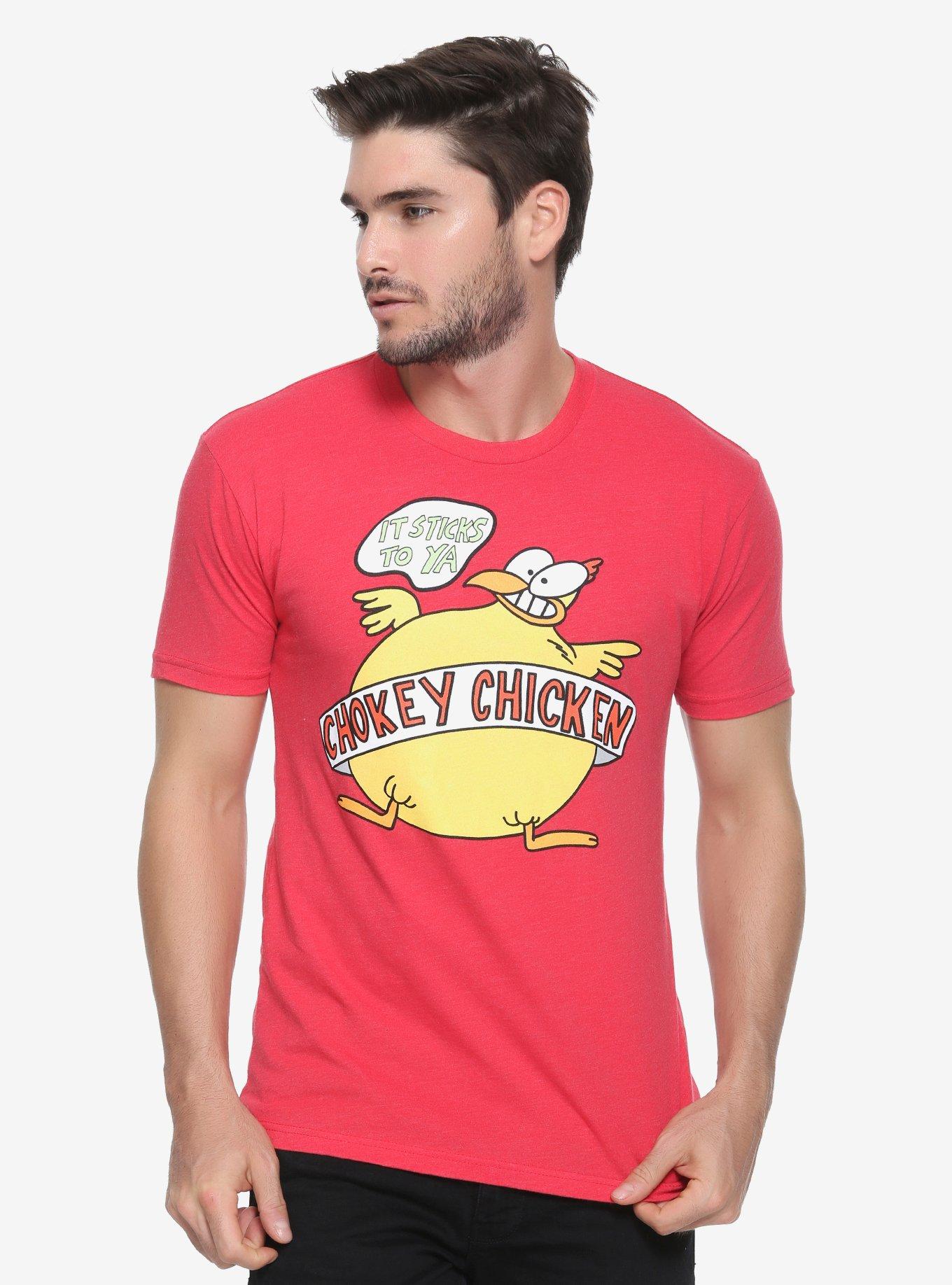 Rocko's Modern Life Chokey Chicken T-Shirt - BoxLunch Exclusive, RED, hi-res