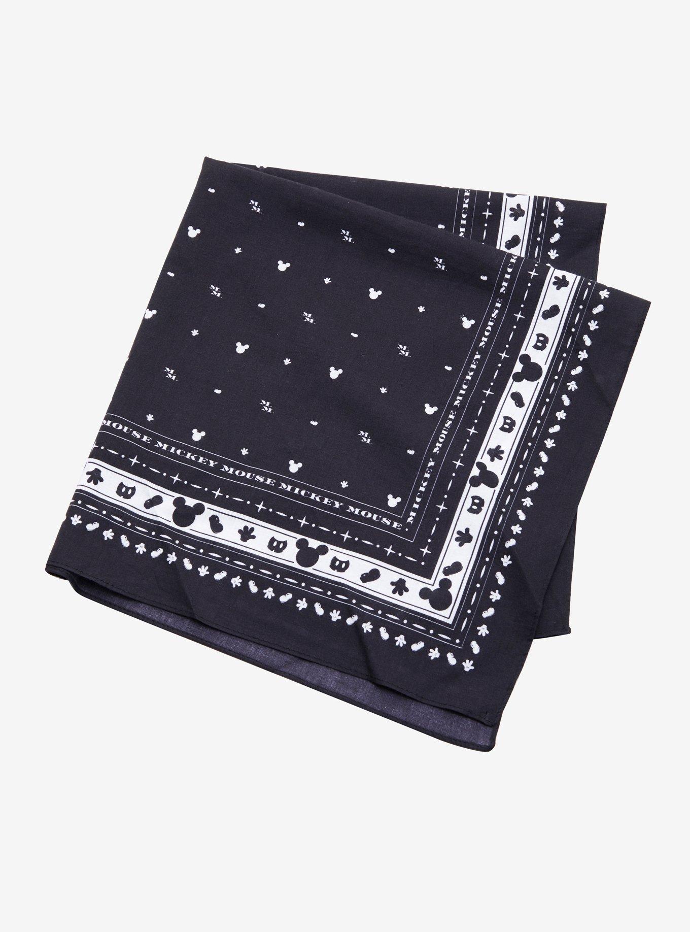 Disney Mickey Mouse Black Bandana, , hi-res