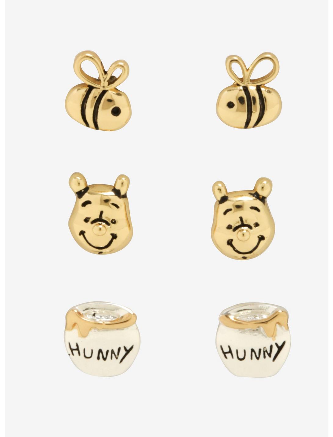 Disney Winnie The Pooh Earring Set - BoxLunch Exclusive, , hi-res