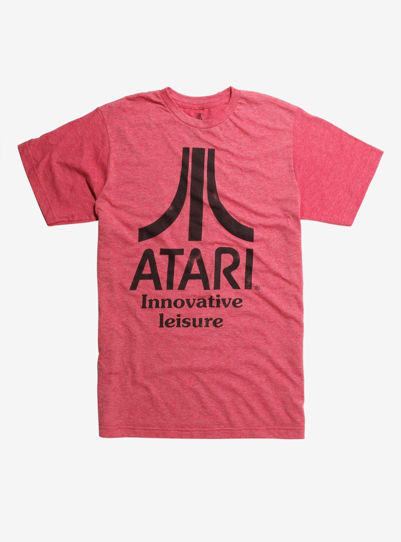Atari Vintage Logo T-Shirt, RED, hi-res