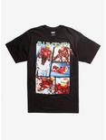 Marvel Iron Man Anime T-Shirt, BLACK, hi-res