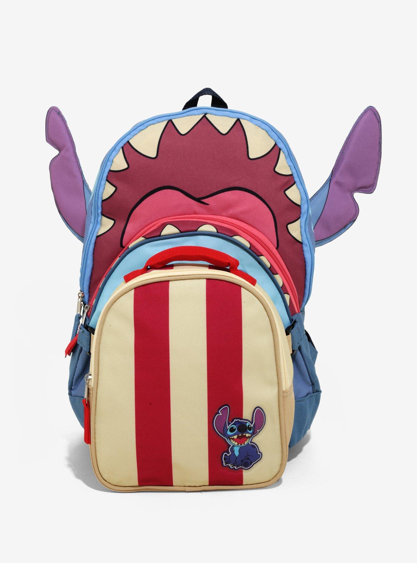 Walt Disney Studio Disney Lilo and Stitch Backpack Lunch Set - Bundle with  Lilo Backpack, Lunch Bag, and Water Bottle Plus Stickers and More (Lilo and
