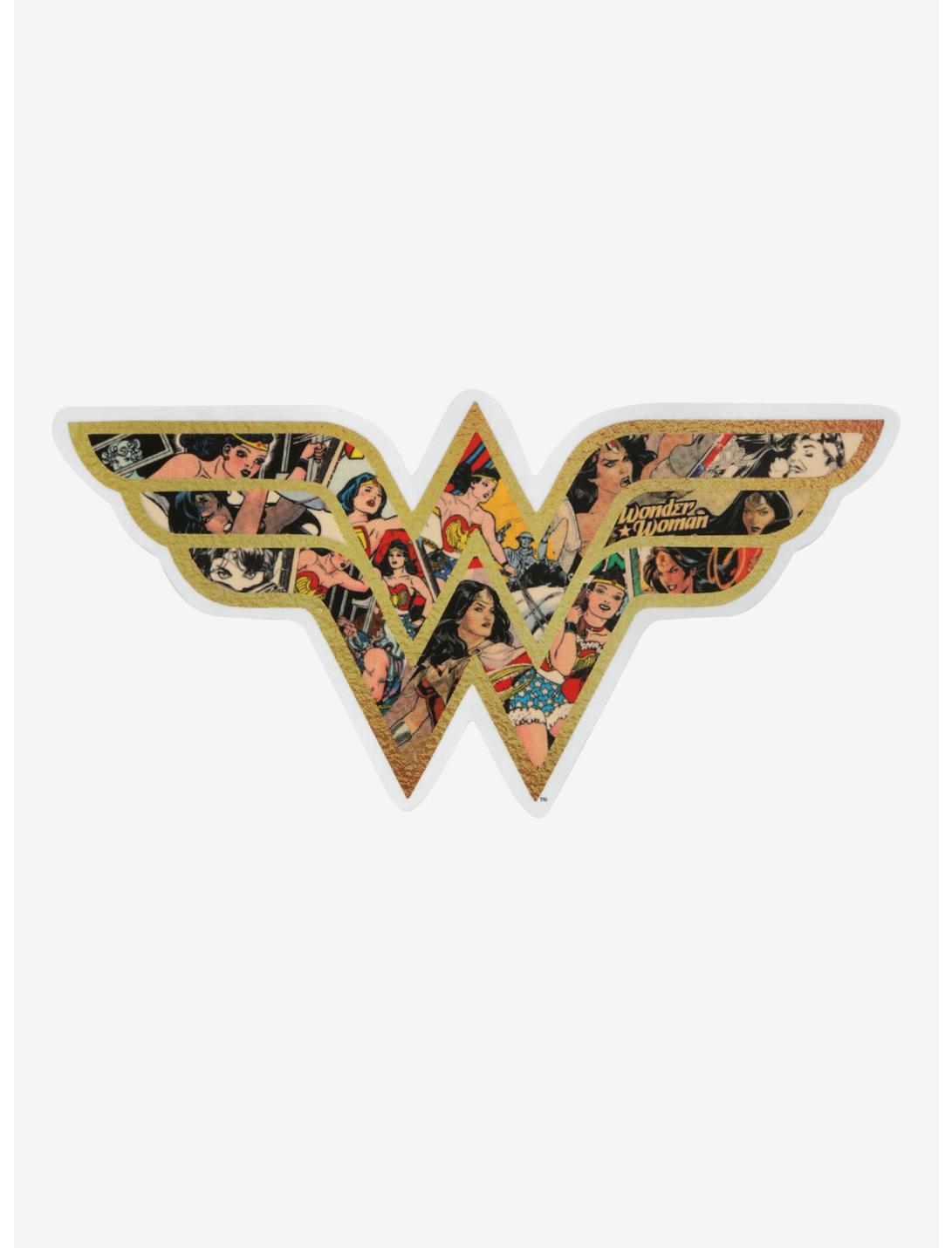 DC Comics Wonder Woman Gold Foil Decal, , hi-res