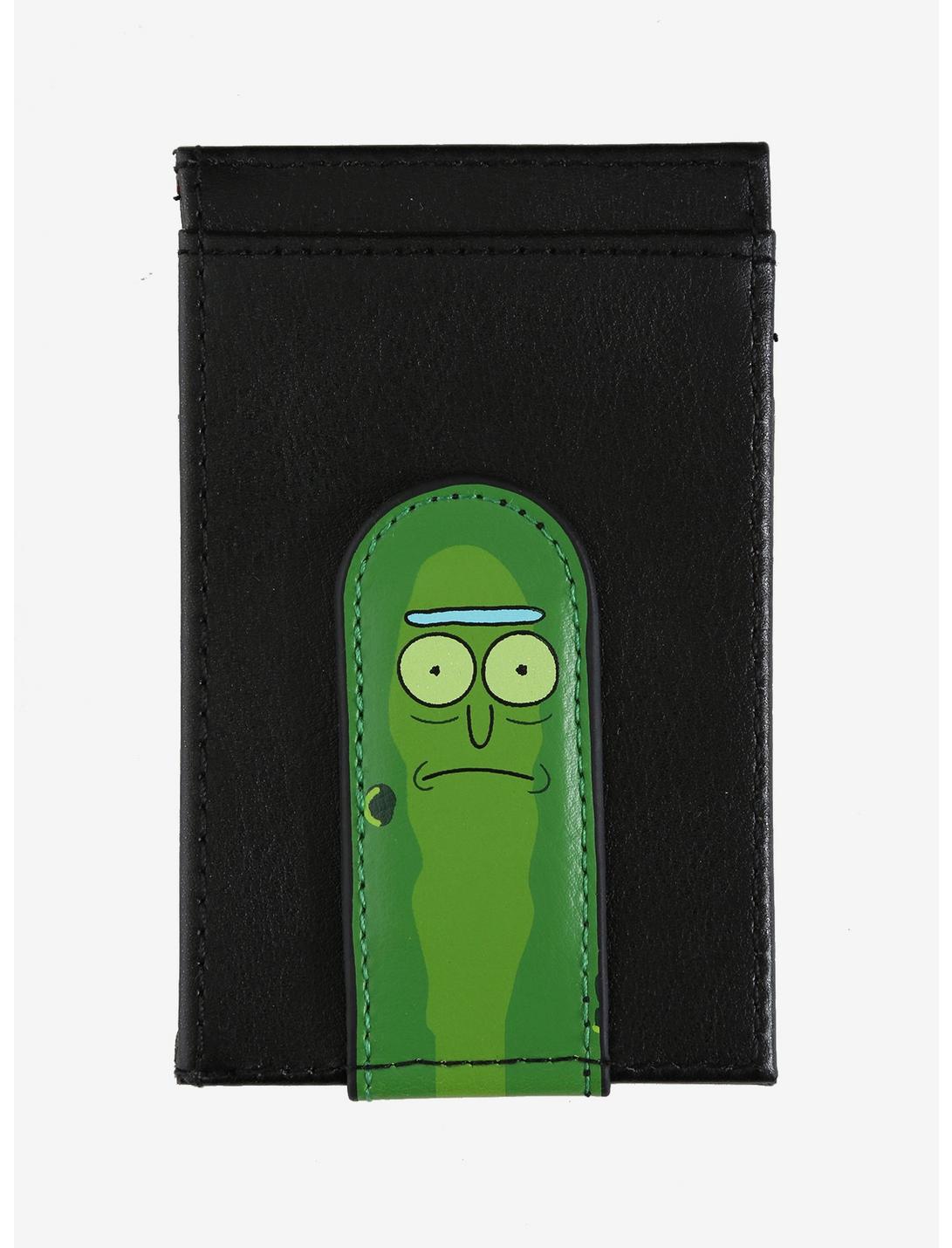 Rick And Morty Pickle Rick Cardholder Wallet - BoxLunch Exclusive, , hi-res
