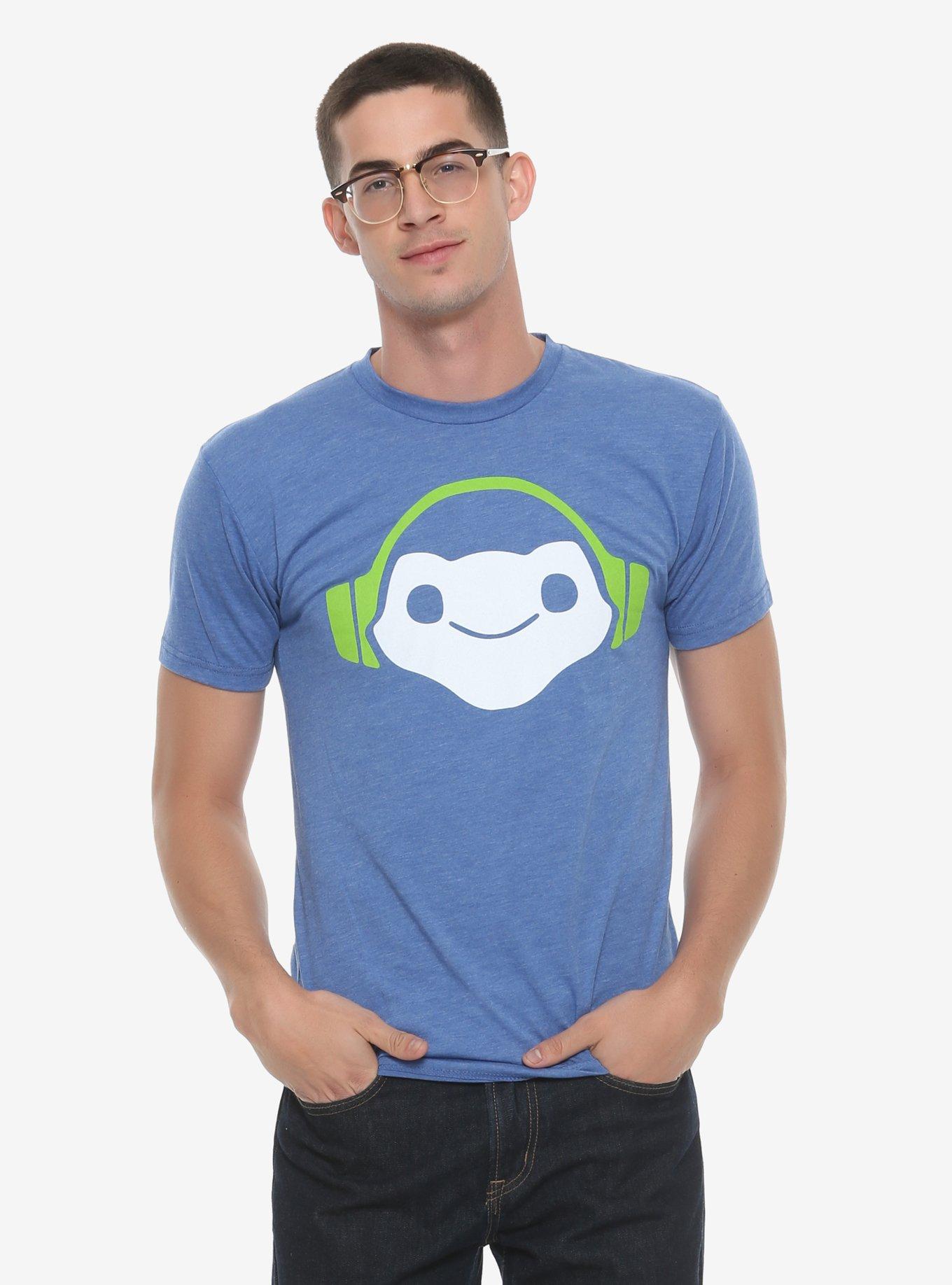 Overwatch Lucio Frog T-Shirt, BLUE, hi-res