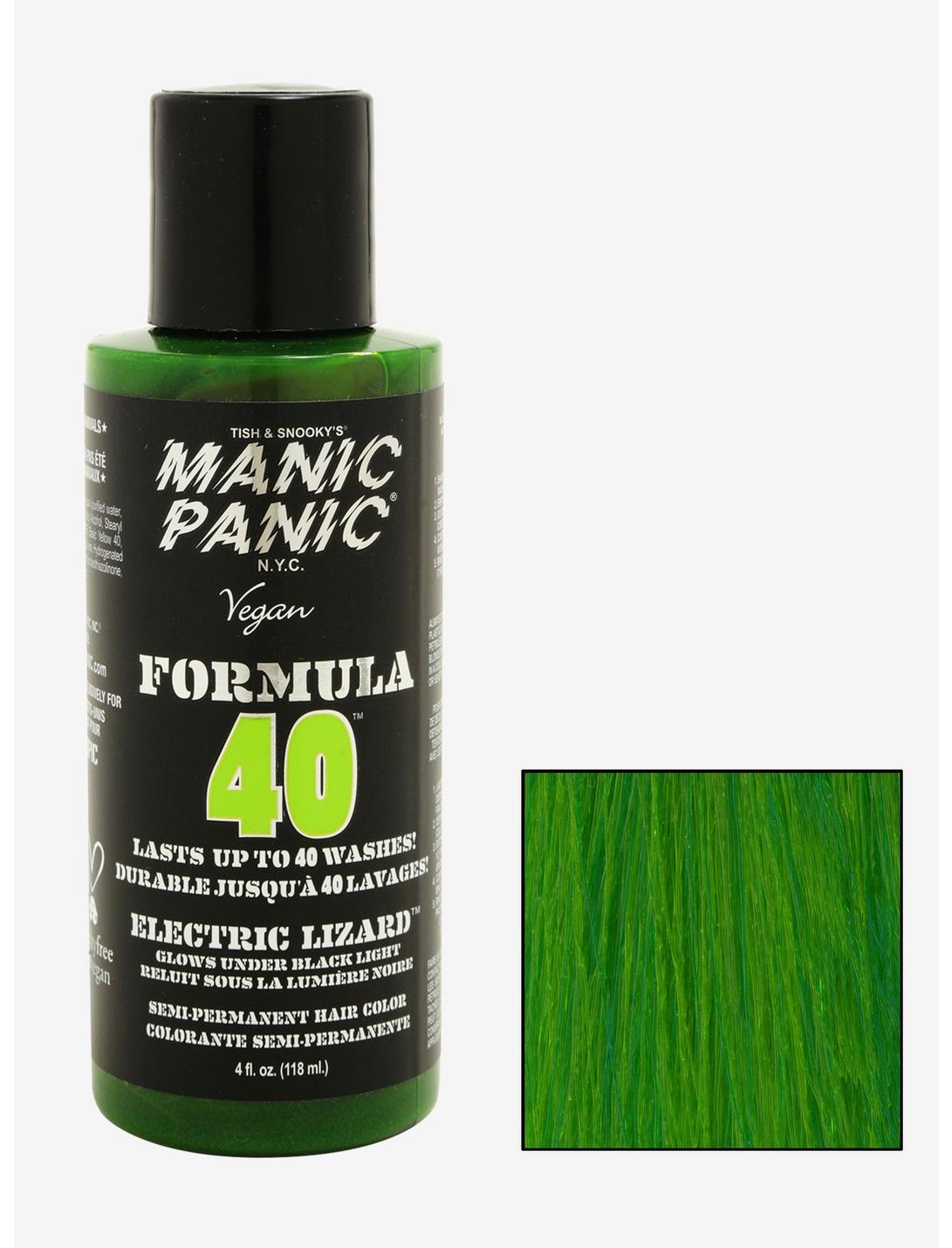 Manic Panic Formula 40 Electric Lizard Semi-Permanent Hair Dye, , hi-res