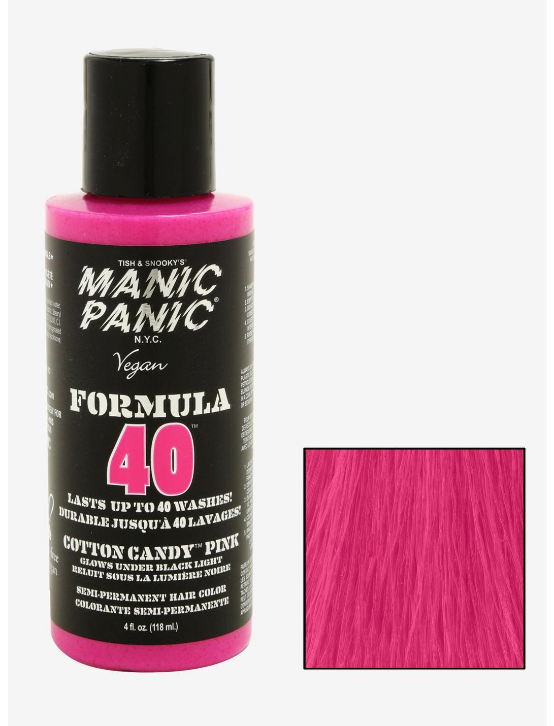 Manic Panic Formula 40 Cotton Candy Pink Semi-Permanent Hair Dye, , hi-res
