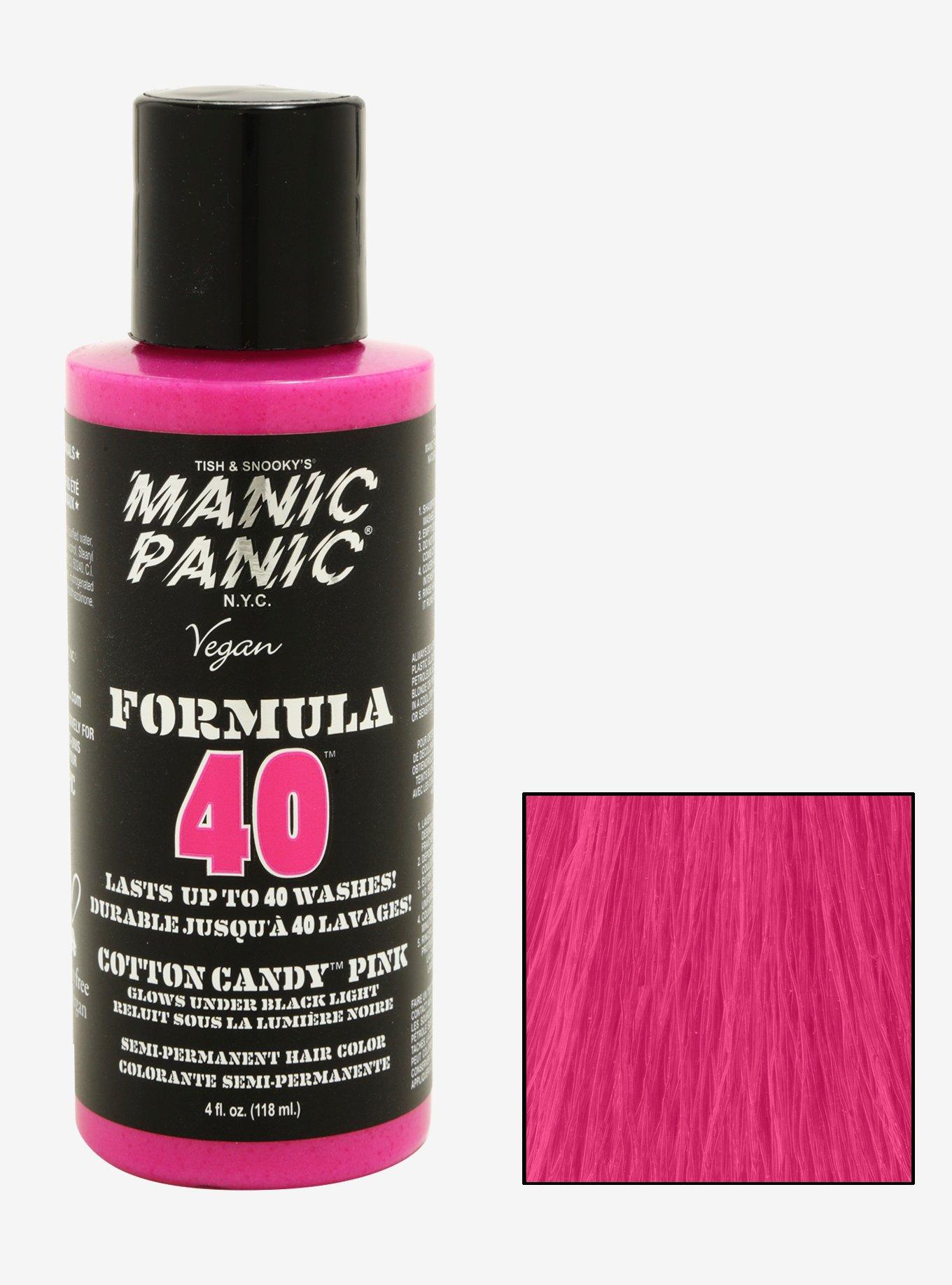 Manic Panic Formula 40 Cotton Candy Pink Semi-Permanent Hair Dye, , hi-res