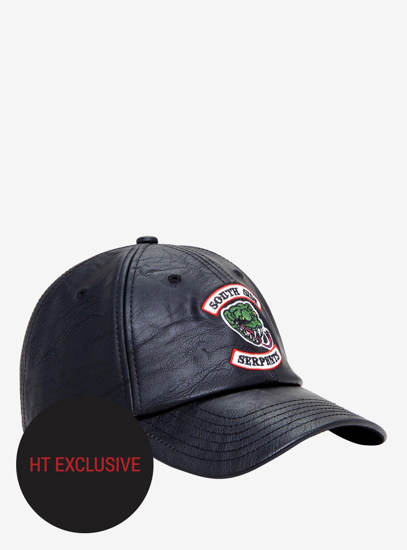 Riverdale Southside Serpents Faux Leather Dad Cap Hot Topic Exclusive, , hi-res view 1