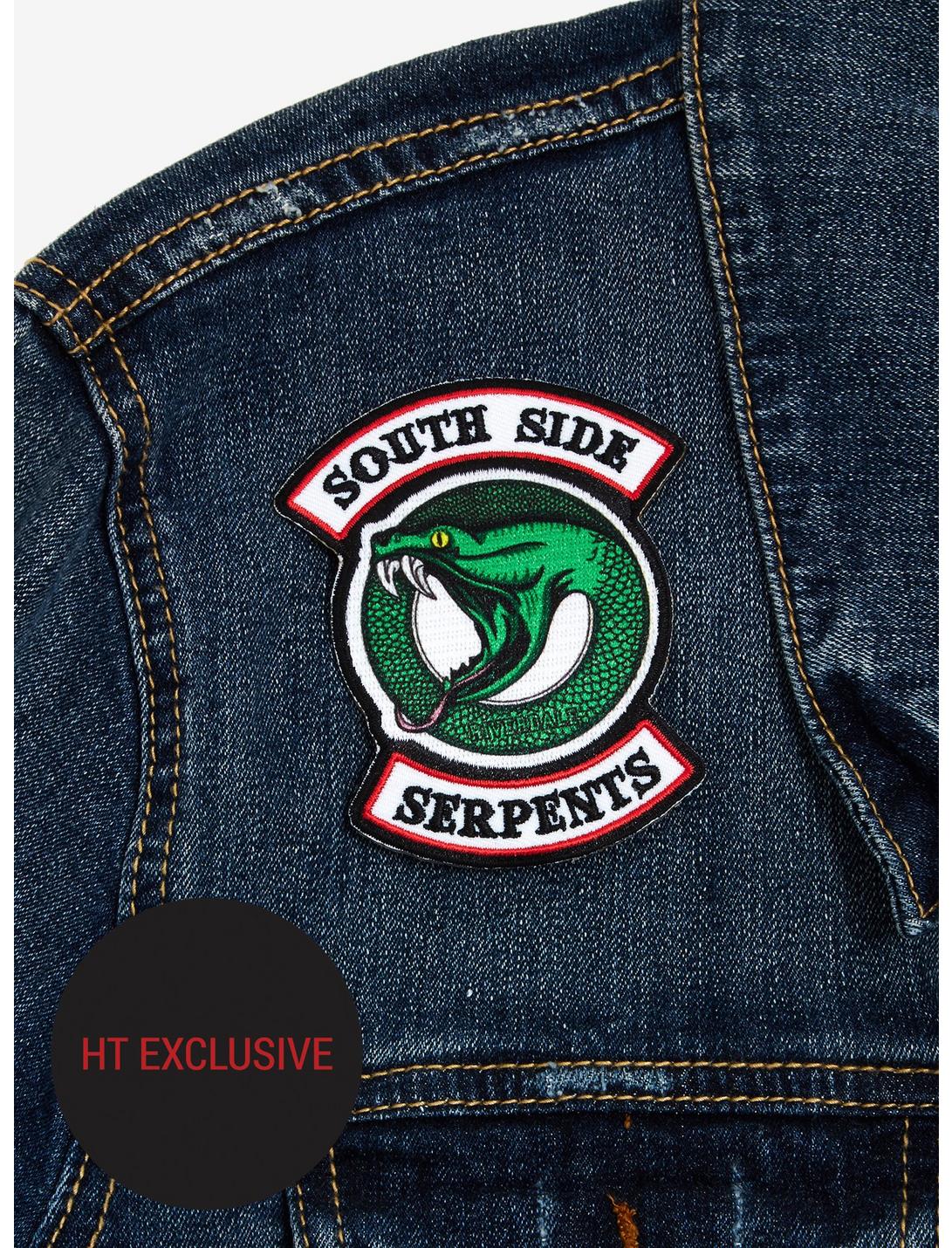 Riverdale Southside Serpents Circle Patch Hot Topic Exclusive, , hi-res