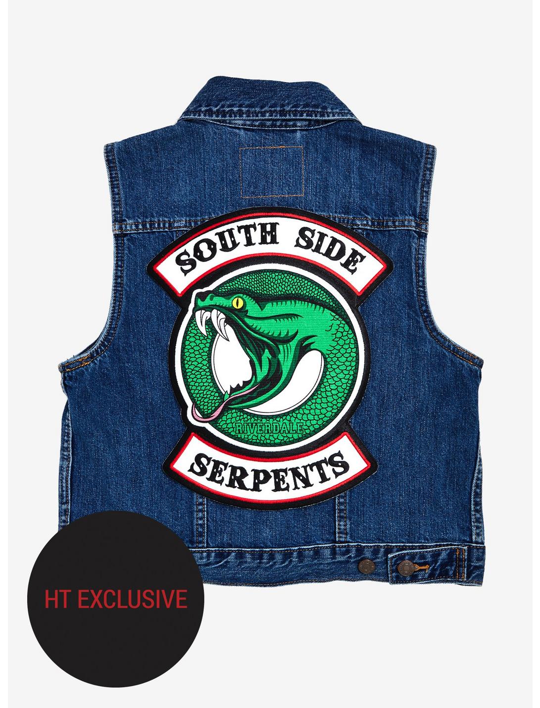 Riverdale Southside Serpents Large Circle Patch Hot Topic Exclusive, , hi-res