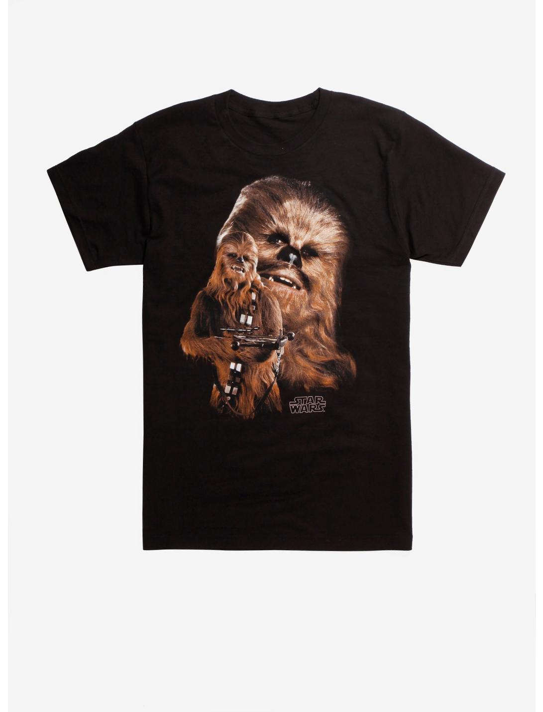 Star Wars Chewbacca Glamour Shot T-Shirt, BLACK, hi-res