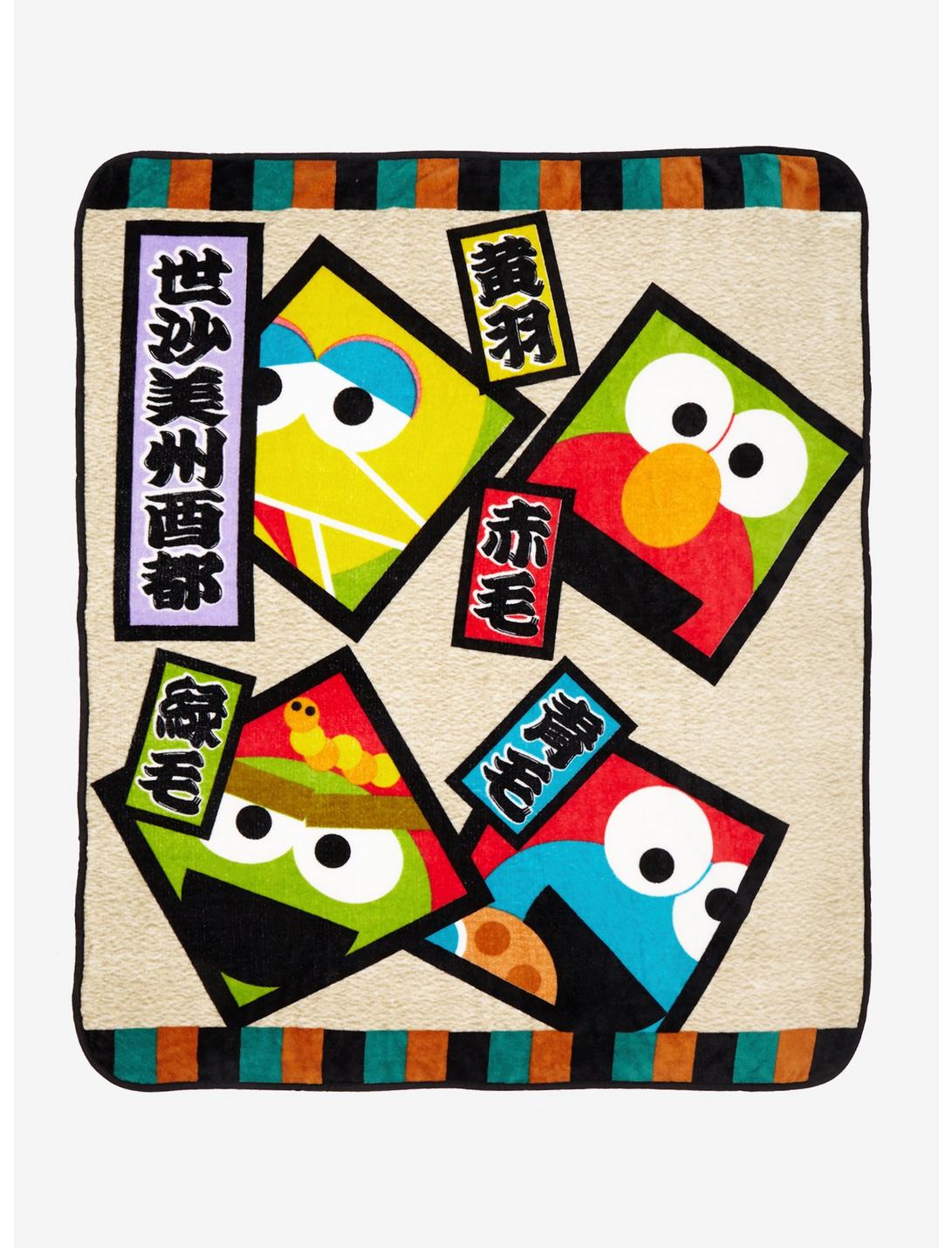Sesame Street Japanese Throw Blanket - BoxLunch Exclusive, , hi-res