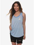 Disney Beauty And The Beast Library Girls Tank Top, BLUE, hi-res