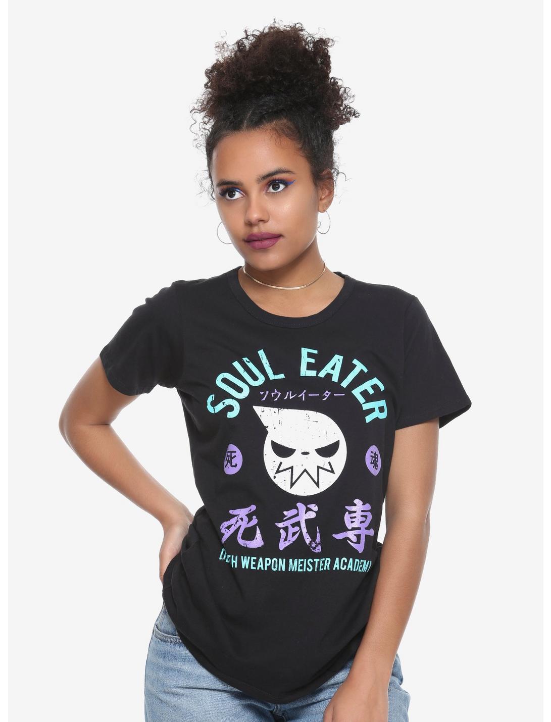 Soul Eater Meister Academy Girls T-Shirt, BLACK, hi-res