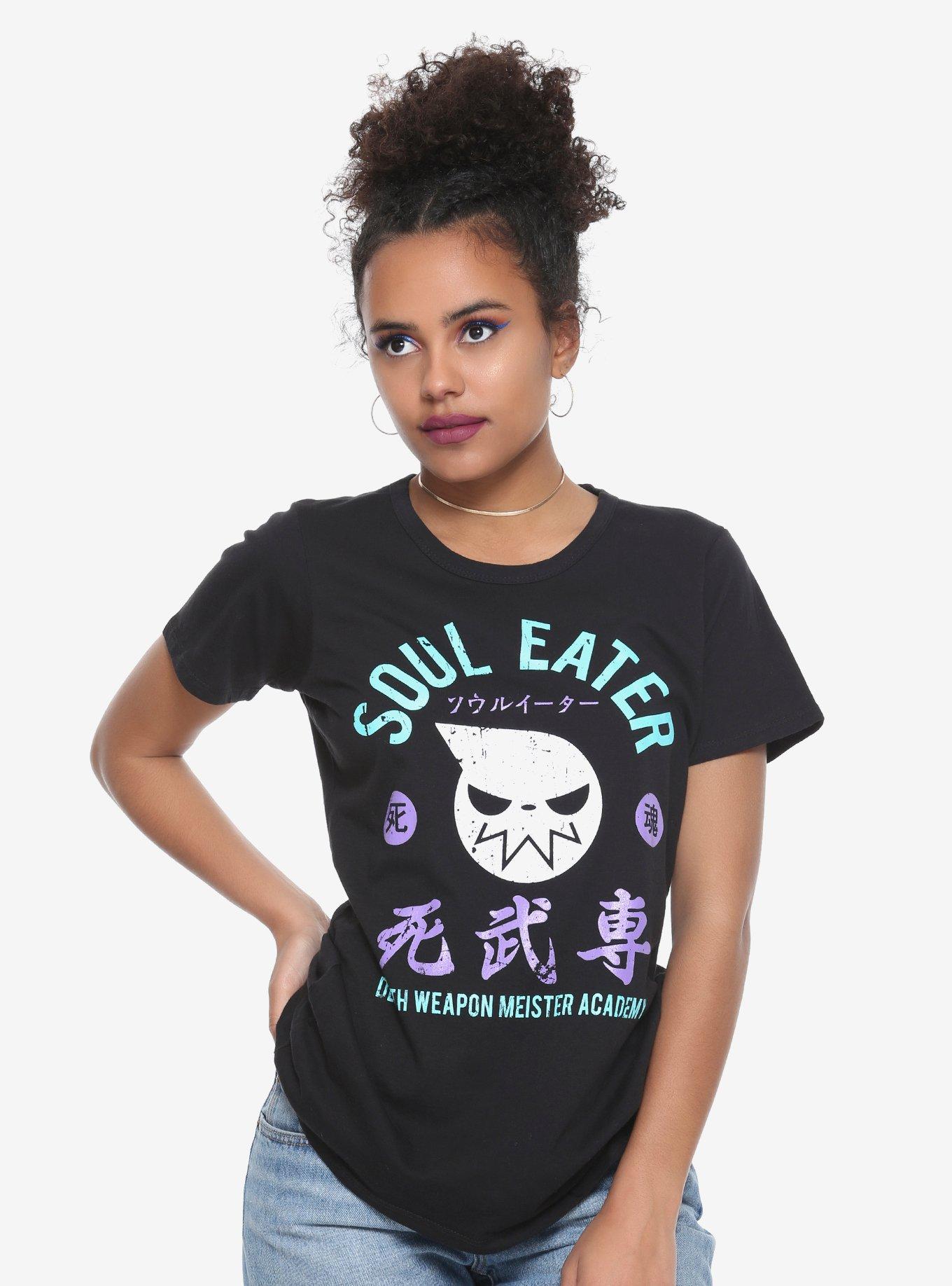 Soul Eater Meister Academy Girls T-Shirt, BLACK, hi-res