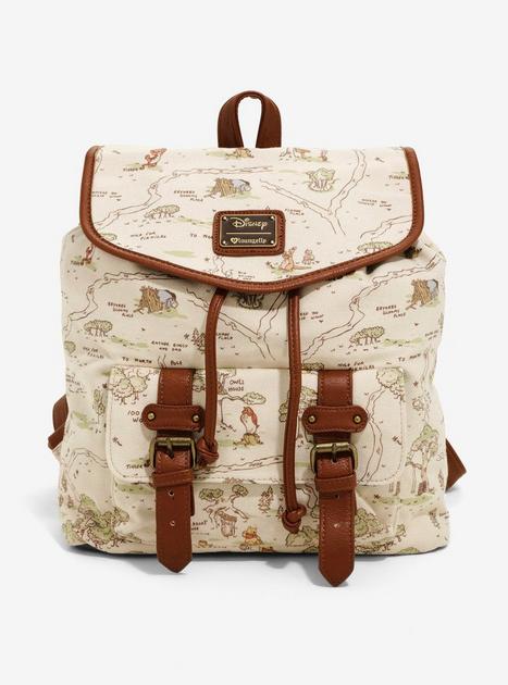 Loungefly Disney Winnie The Pooh Hundred Acre Wood Map  display picture 1