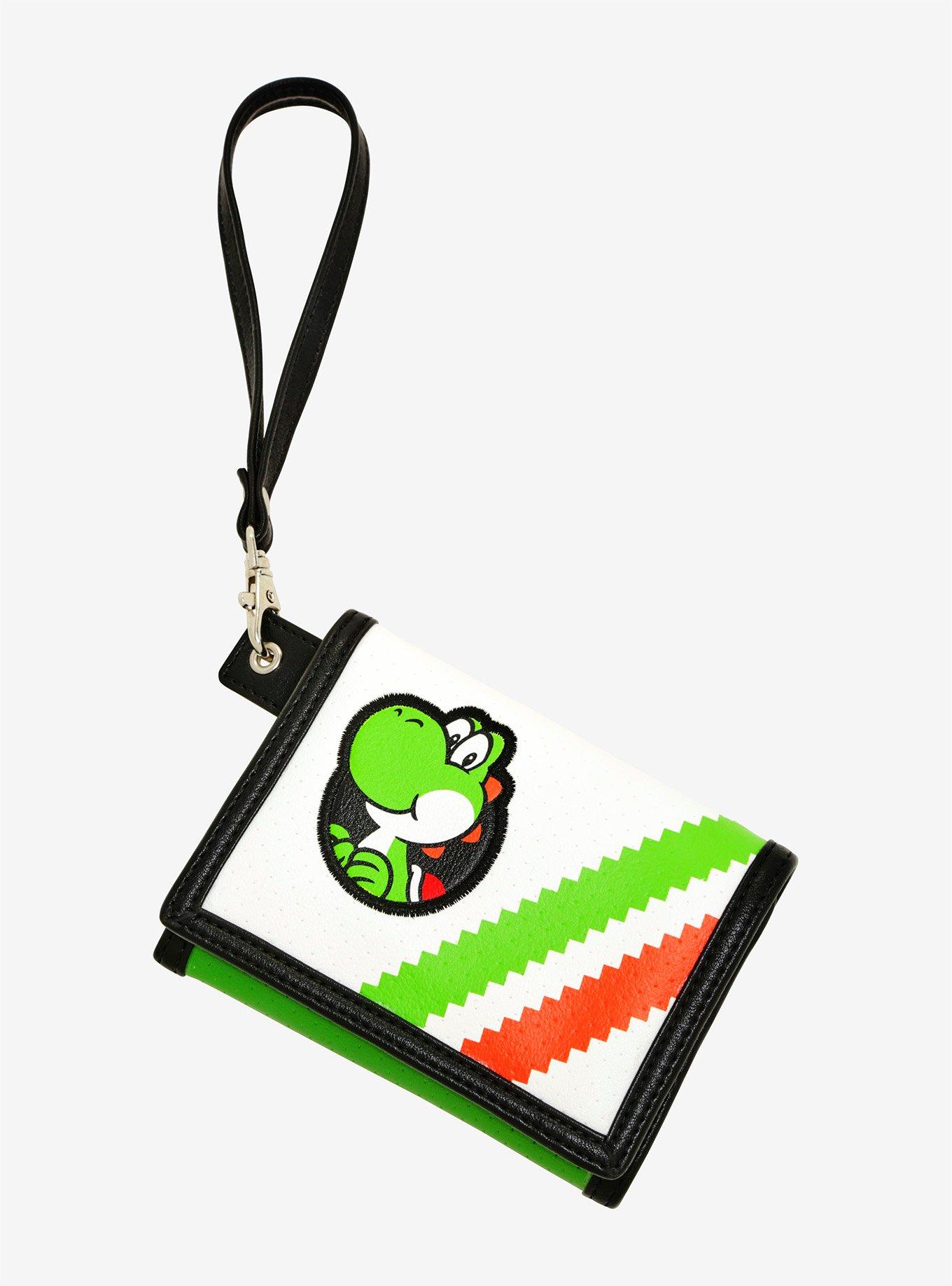 Nintendo Super Mario Bros. Yoshi Tri-Fold Wallet - BoxLunch Exclusive, , hi-res